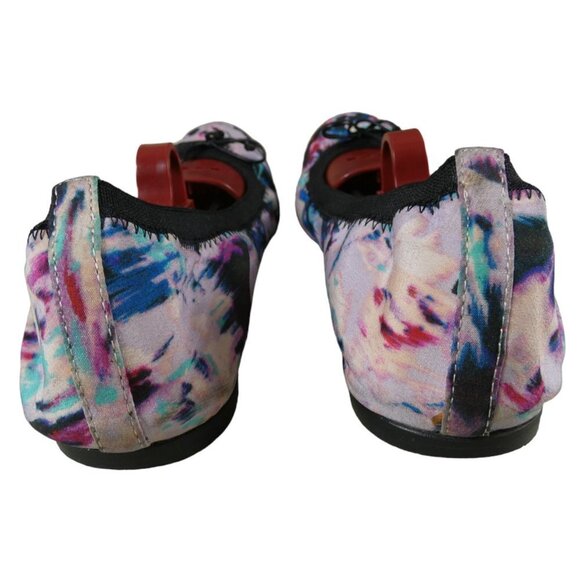 J.Crew Ava Tie-Dye Silk Ballet Flats Multi Color Size 7 #865 - Picture 6 of 9